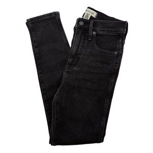 Madewell 10" High-Rise Skinny Black Jeans